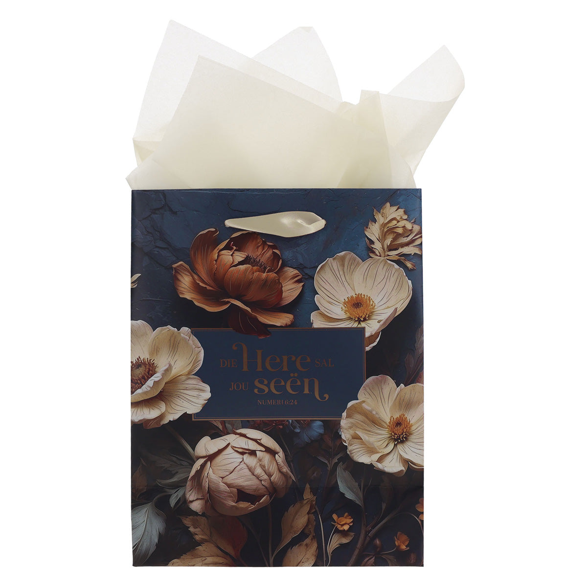 Die Here Sal Jou Seën Afrikaans Medium Gift Bag with Gift Tag