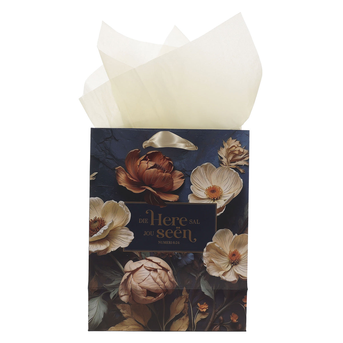 Die Here Sal Jou Seën Afrikaans Medium Gift Bag with Gift Tag