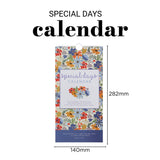 Your Word Is a Lamp for My Feet, a Light on My Path Flower Pattern Special Days Calendar