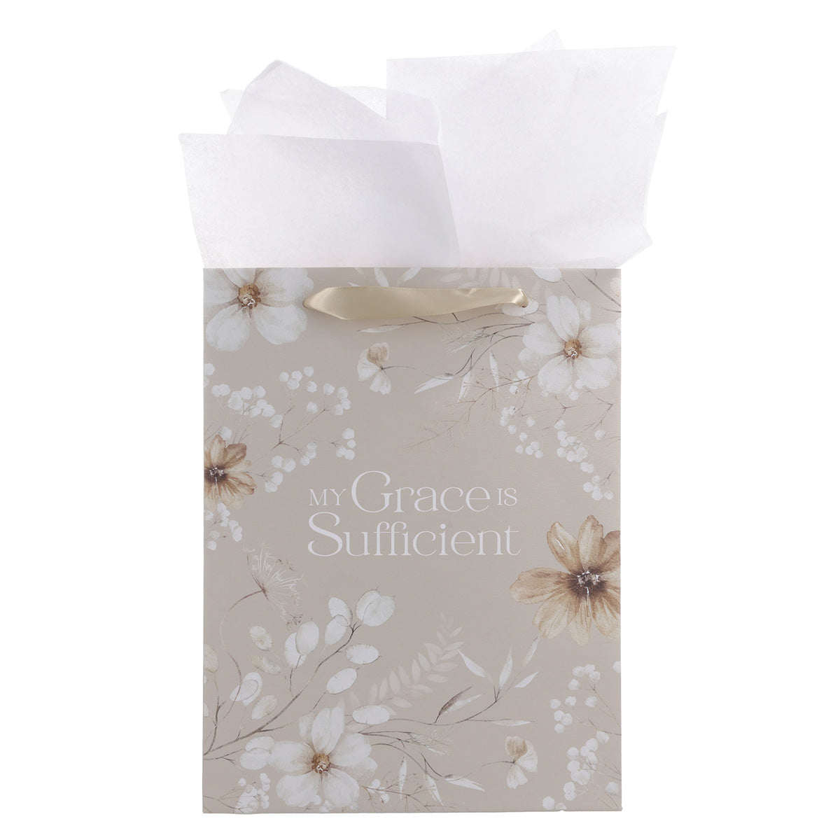 My Grace Is Sufficient Portrait Gift Bag with Gift Card