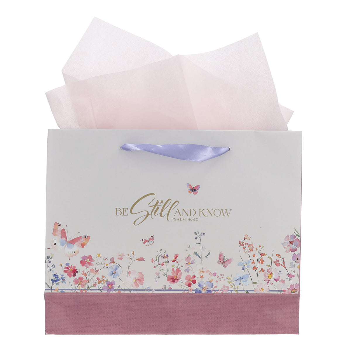Be Still and Know Landscape Gift Bag with Gift Tag