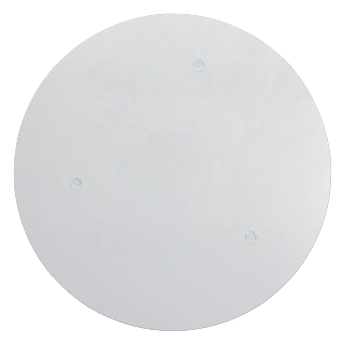 Rooted and Established in Love Medium Round Glass Cutting Board