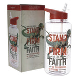 Stand Firm in the Faith Plastic Water Bottle