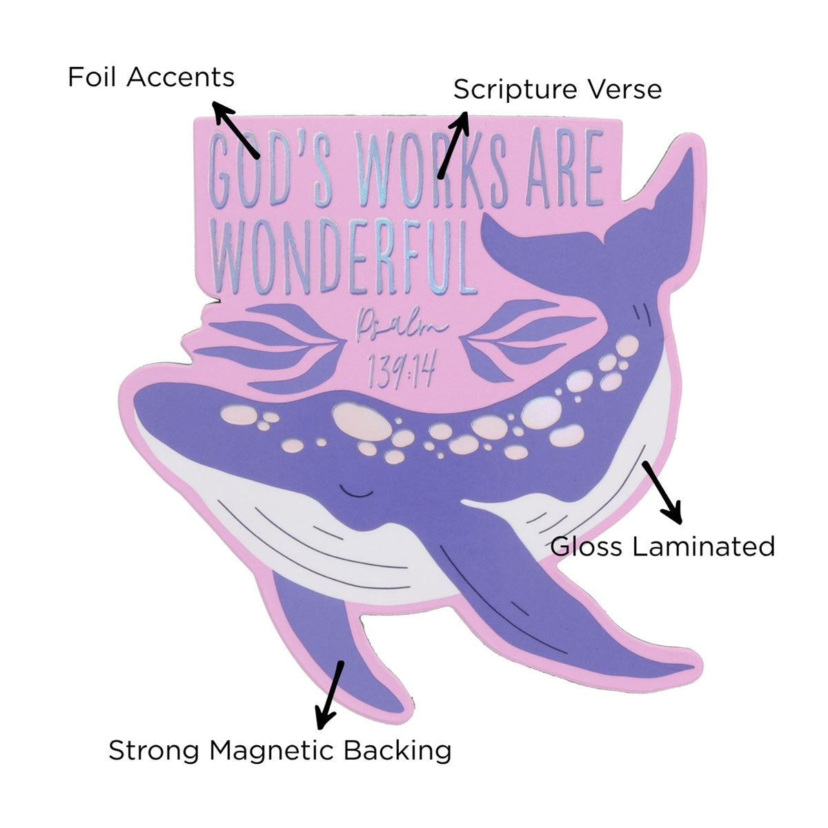 God's Works Are Wonderful Magnet