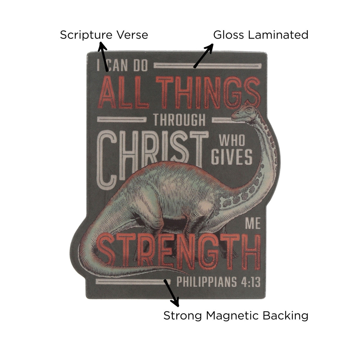I Can Do All Things Through Christ Who Gives Me Strength Magnet