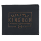 Seek First the Kingdom Genuine Leather Wallet