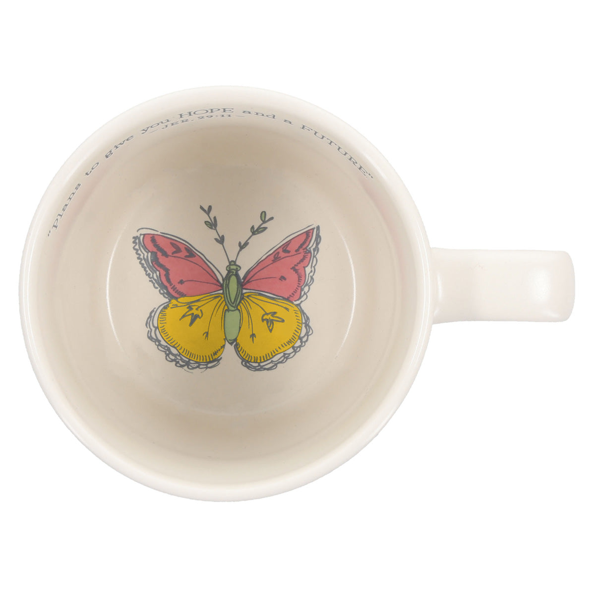 Plans to Give You Hope and a Future Ceramic Coloring Mug