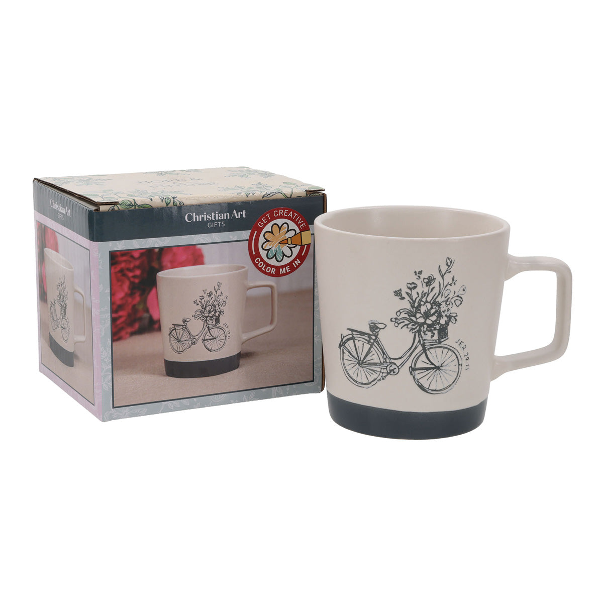 Hope and a Future Ceramic Coloring Mug