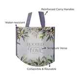 Rooted and Established in Love Non-Woven Tote Bag