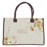 My Grace Is Sufficient Canvas Tote Bag