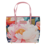 Strength and Dignity Floral Canvas Tote Bag