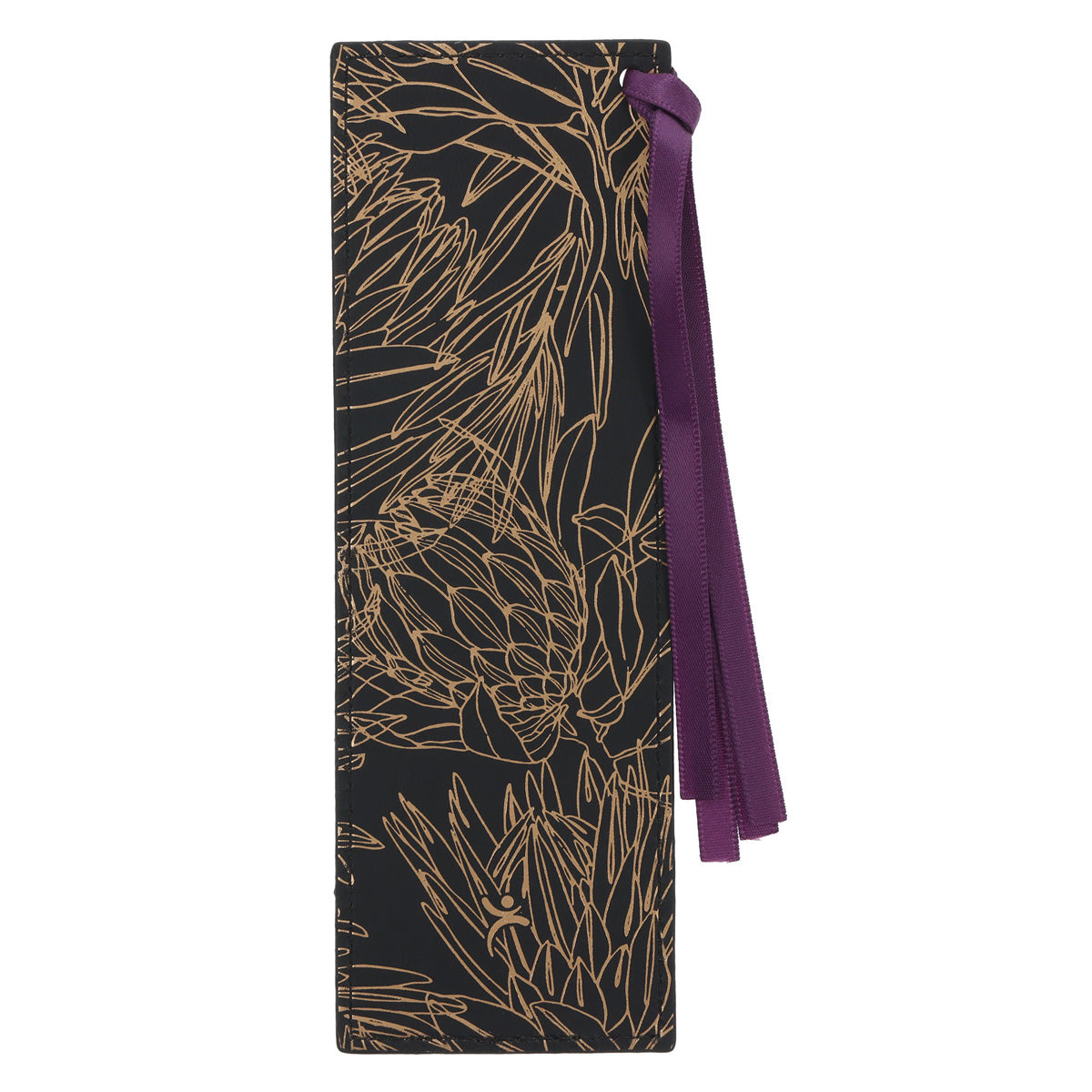 Seek First Faux Leather Bookmark
