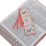 Geloof Hoop en Liefde Afrikaans Faux Leather Bookmark