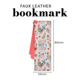 Geloof Hoop en Liefde Afrikaans Faux Leather Bookmark
