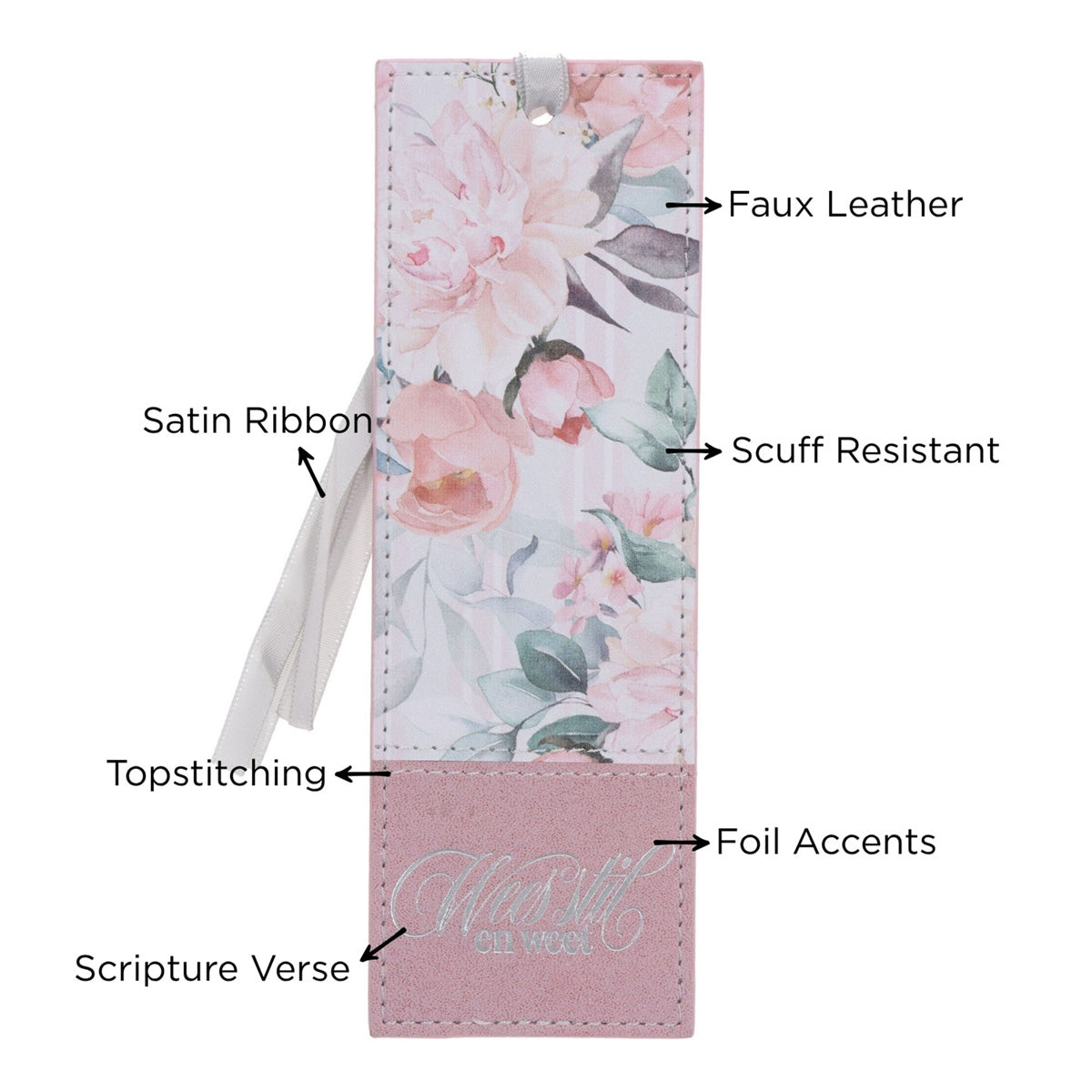 Wees Stil en Weet Afrikaans Faux Leather Bookmark