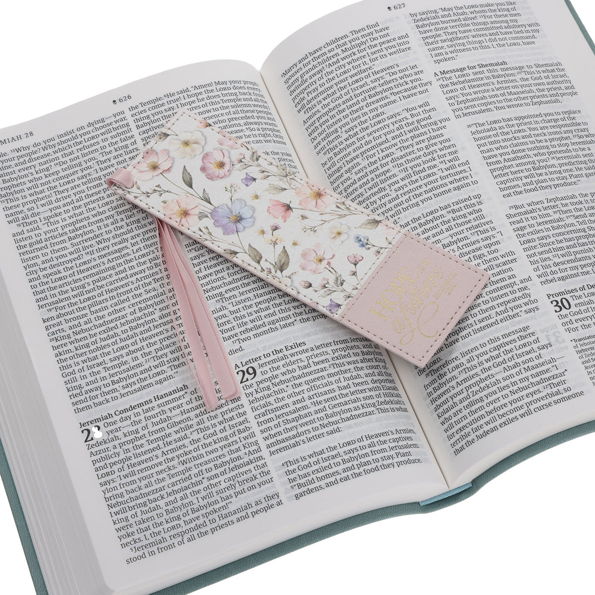 Hope and a Future Faux Leather Bookmark