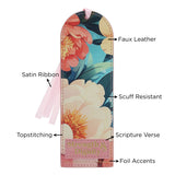 Strength and Dignity Faux Leather Bookmark