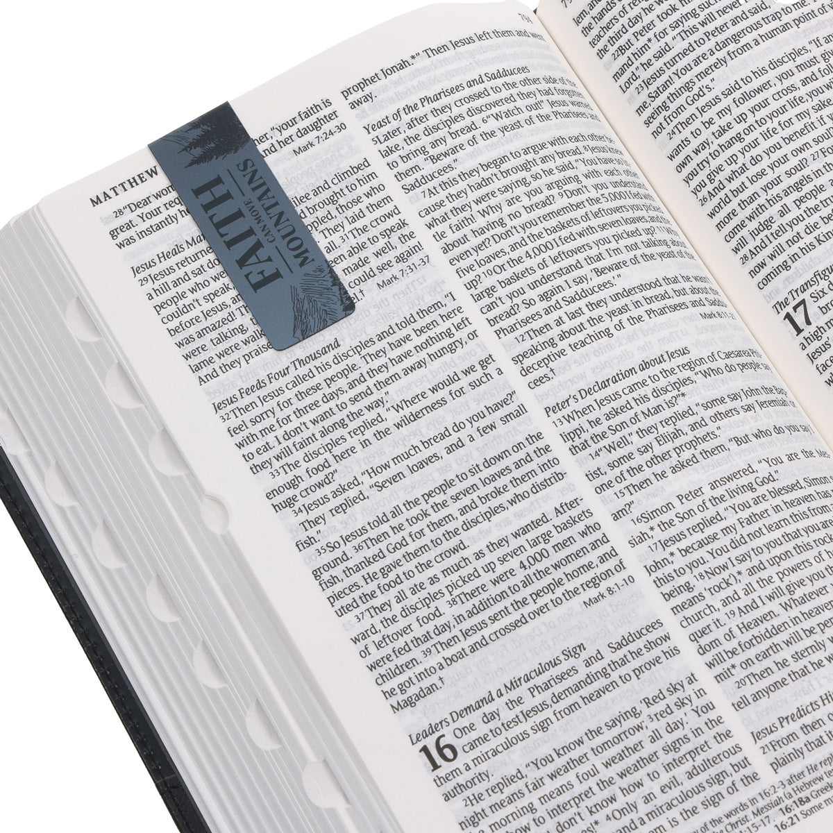 Faith Can Move Mountains Six-Piece Magnetic Bookmark Set