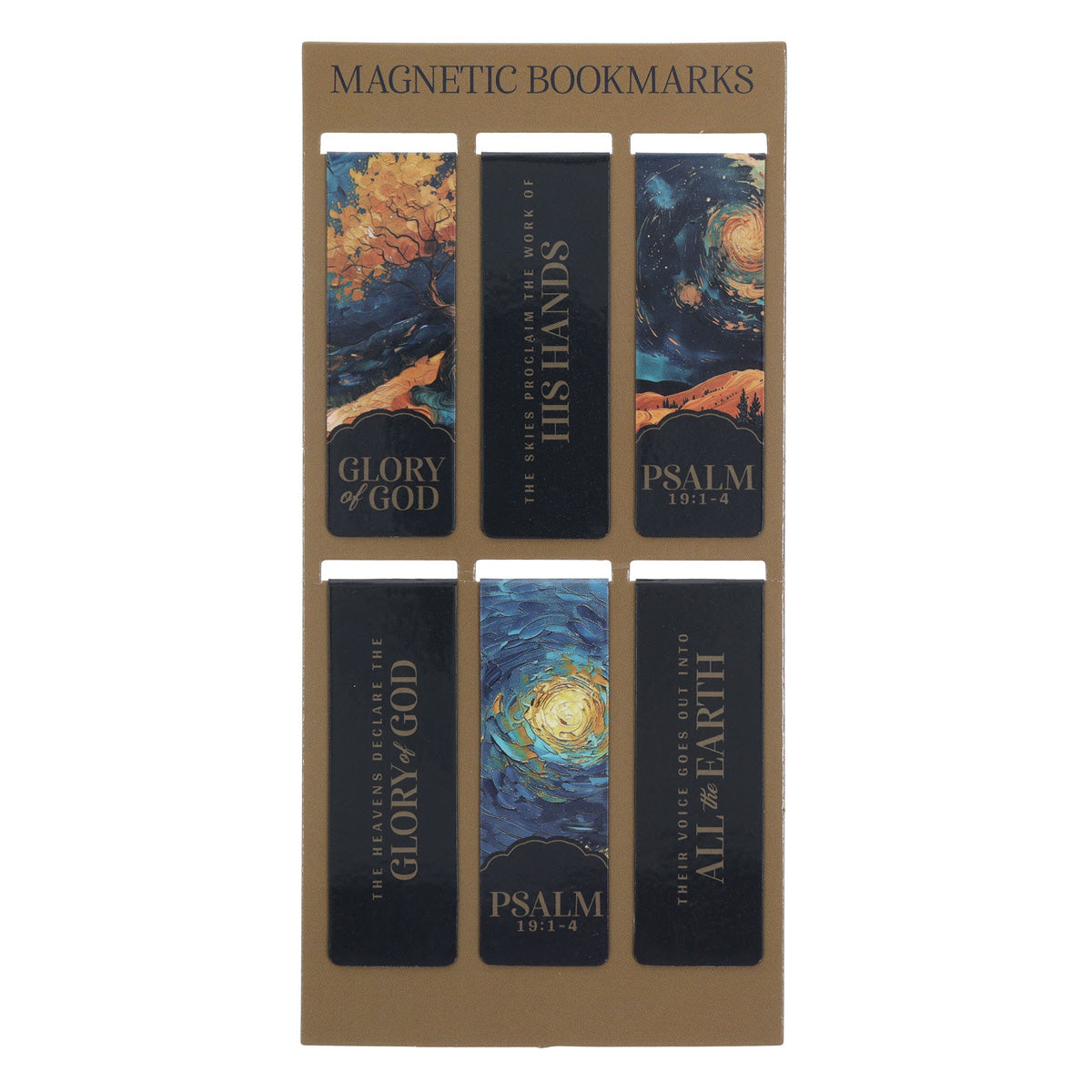 Glory of God Six-Piece Magnetic Bookmark Set