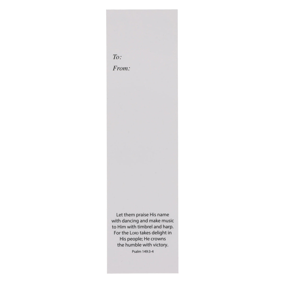 Let Them Praise His Name Ten-Piece Sunday School Bookmark Set