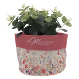 Be Still and Know Canvas Planter Cover