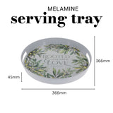 Rooted and Established in Love Melamine Serving Tray