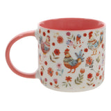 Liefde Oorwin Alles Afrikaans Ceramic Mug with Coral Interior and Handle