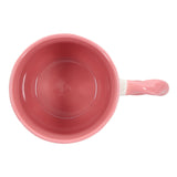 Be Still and Know Ceramic Mug with Pink Interior and Handle