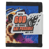 With God All Things Are Possible Kids Wallet