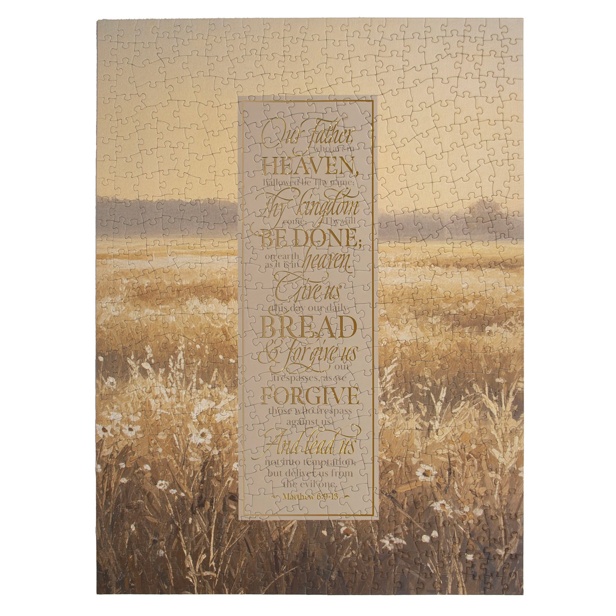 The Lord's Prayer 500-Piece Cardboard Puzzle