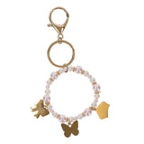Praise and Dance Wristlet Keychain with Charms