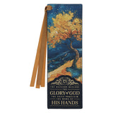 Glory to God Faux Leather Bookmark