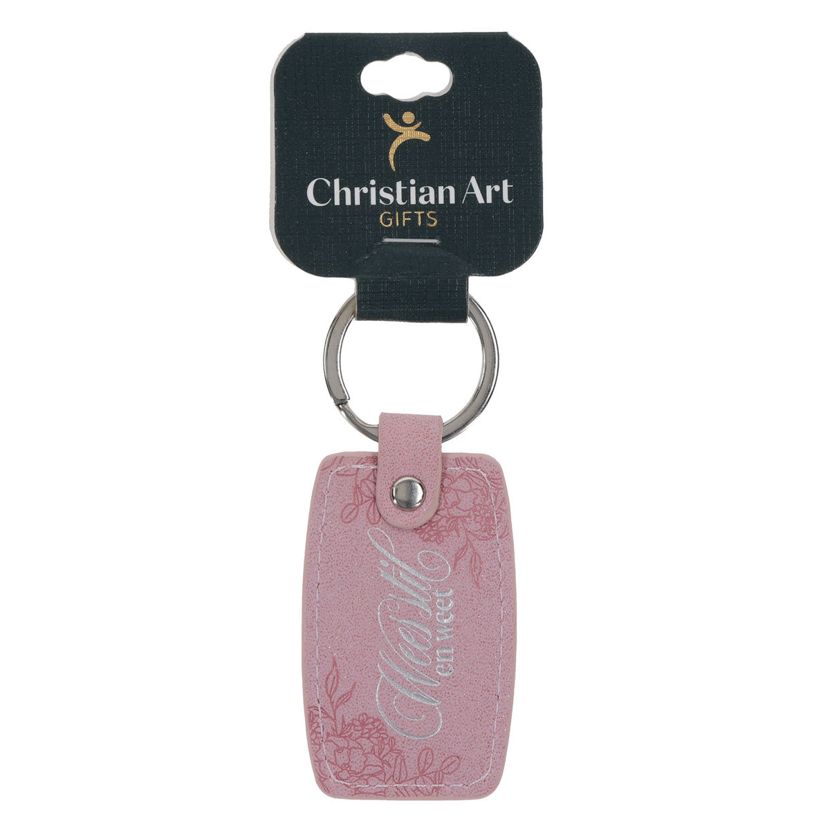 Wees Stil en Weet Afrikaans Faux Leather Keychain