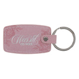Wees Stil en Weet Afrikaans Faux Leather Keychain