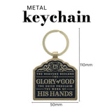 Glory of God Metal Keychain