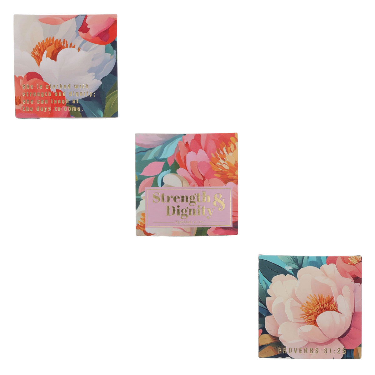 Strength and Dignity Three-Piece Magnetic Set
