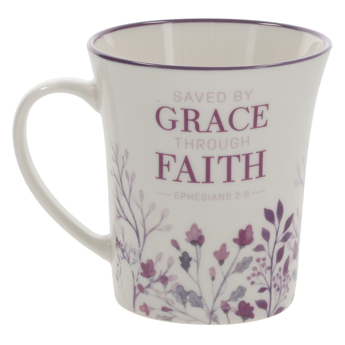 Saved By Grace Through Faith Ceramic Mug