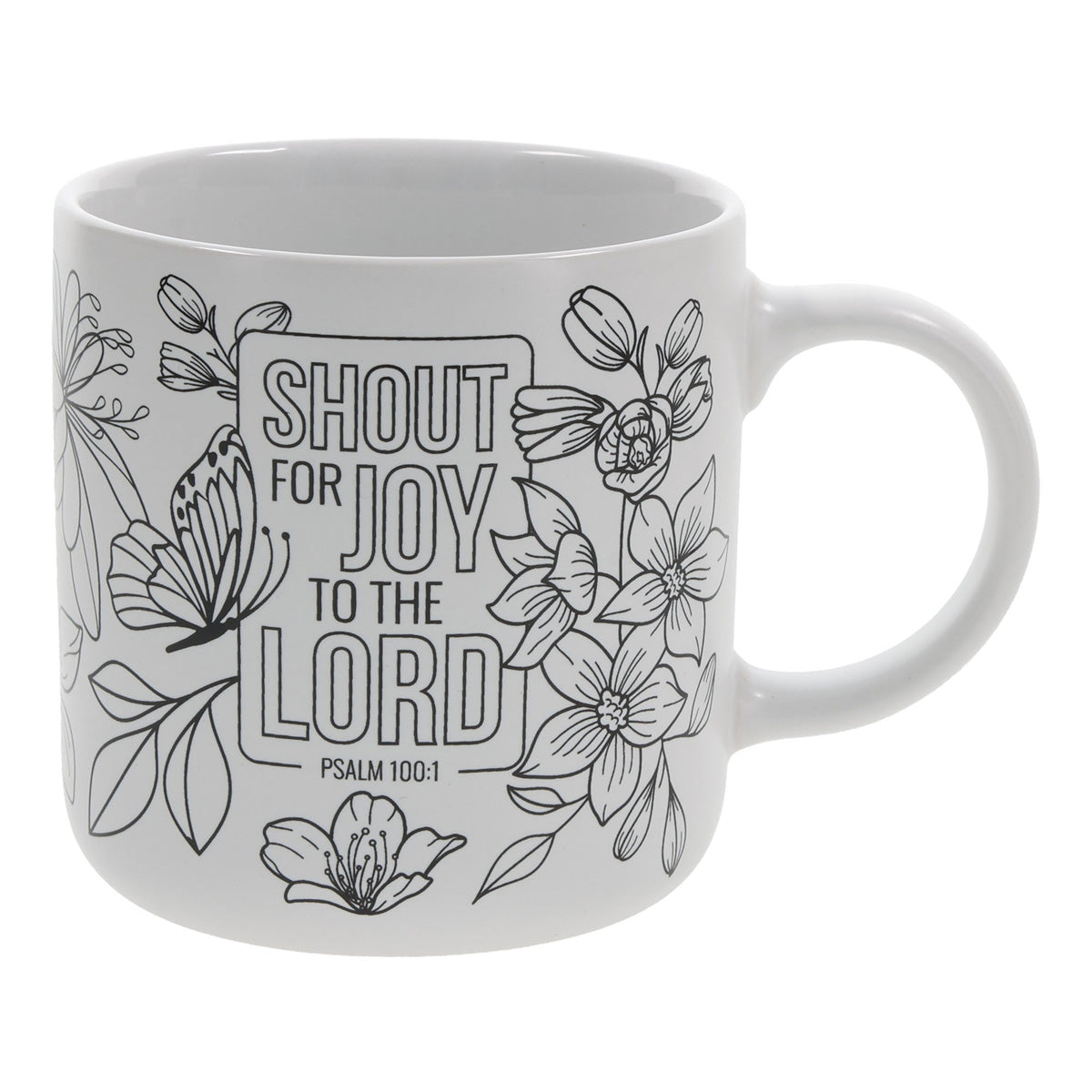 Joy to the Lord Ceramic Coloring Mug