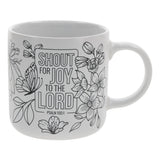 Joy to the Lord Ceramic Coloring Mug
