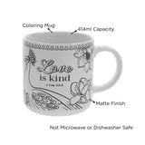 Love Is Kind Ceramic Coloring Mug