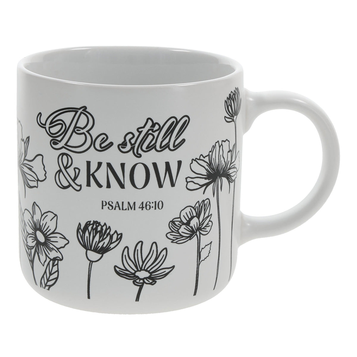 Be Still and Know Ceramic Coloring Mug