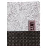 Seek First Protea Faux Leather Executive Portfolio Folder with Zip