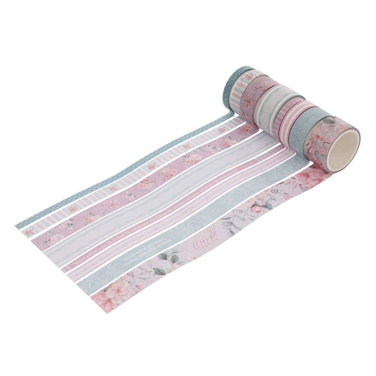 Wees Stil en Weet Afrikaans Eight-Piece Washi Tape Set