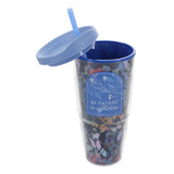 Be Patient in Affliction Plastic Tumbler with Lid and Straw