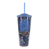 Be Patient in Affliction Plastic Tumbler with Lid and Straw