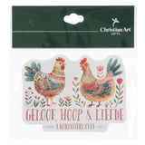 Geloof, Hoop en Liefde Afrikaans Magnet
