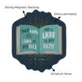 Your Word Is a Lamp to My Feet and a Light to My Path Magnet with a Message