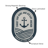 Christ Our Sure and Steady Anchor Magnet with a Message