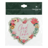 God Is Love Magnet with a Message