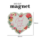 God Is Love Magnet with a Message